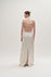Stacy lace silk wool gown