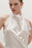 Stacy lace silk wool gown