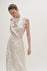 Stacy lace silk wool gown