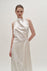 Stacy lace silk wool gown