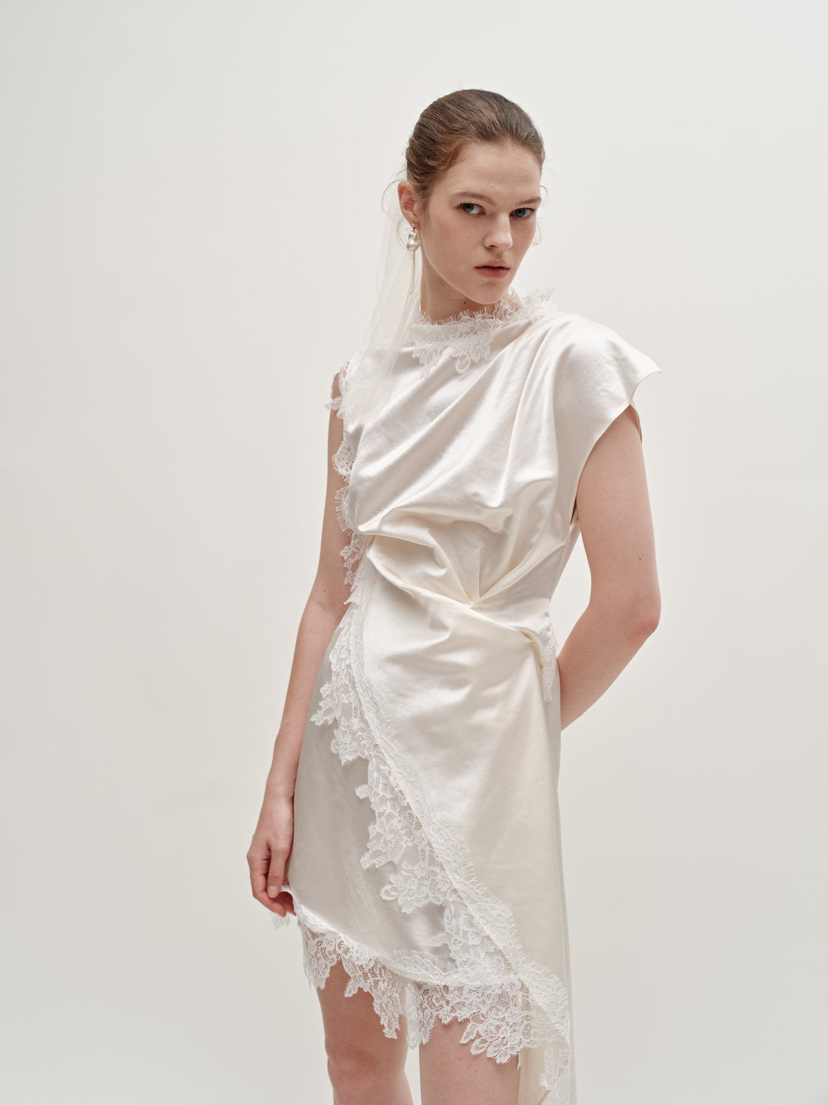 Stacy short lace dress