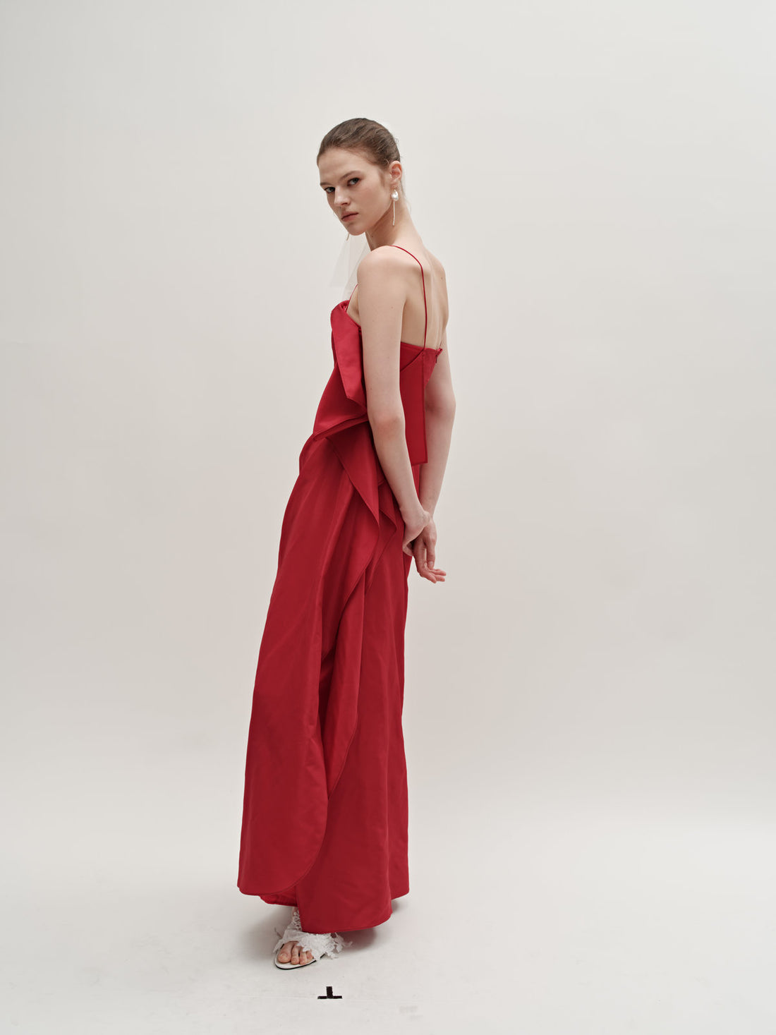 Dalia taffeta gown