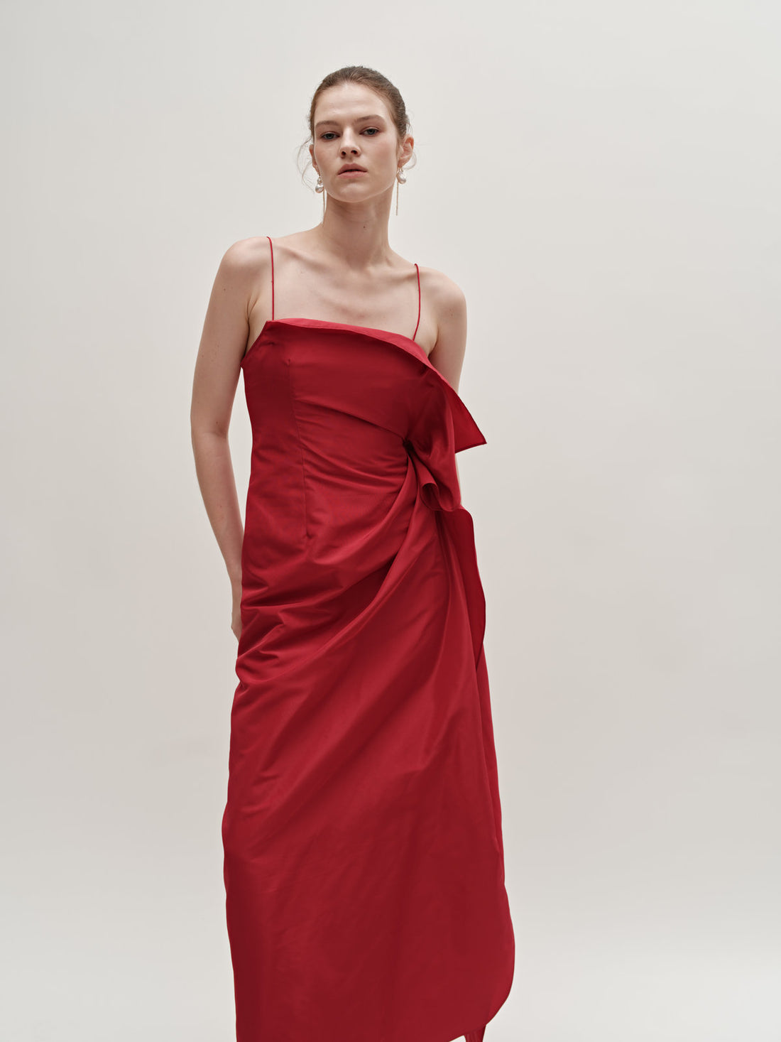 Dalia taffeta gown