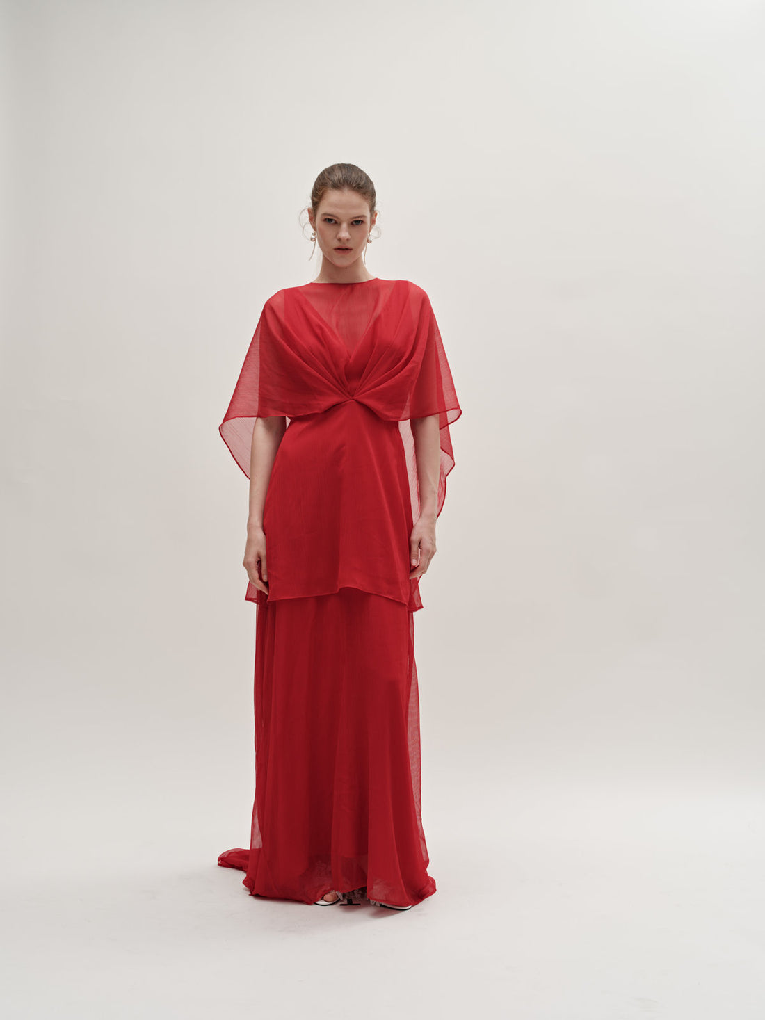 Nia cape gown