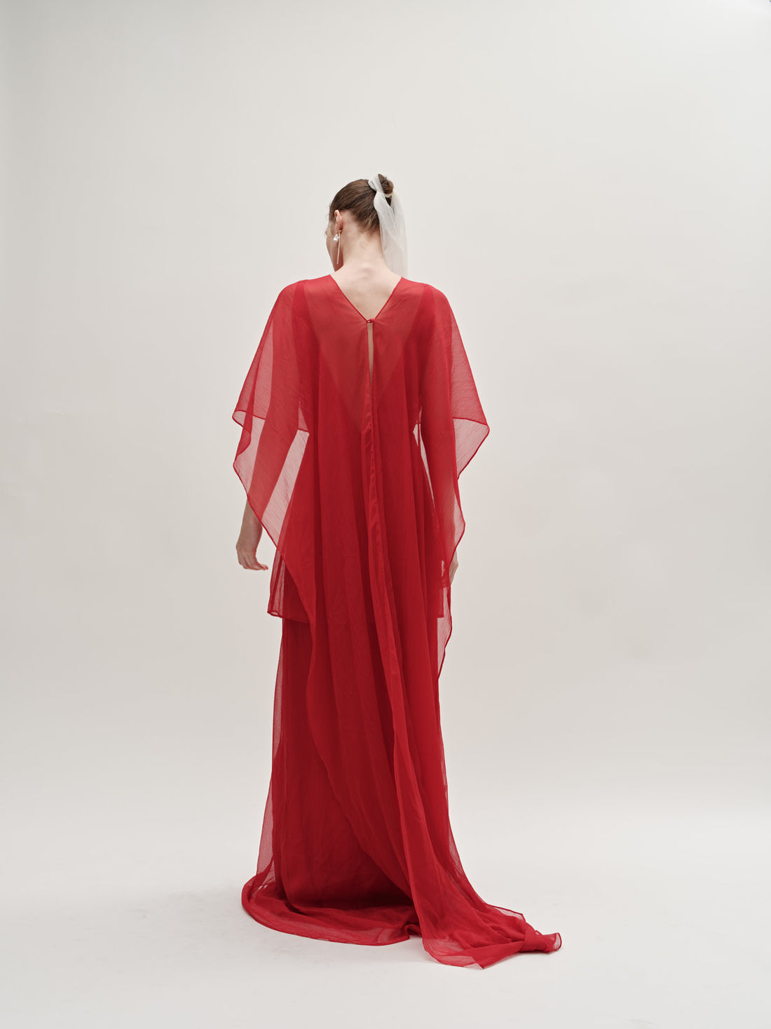 Nia cape gown