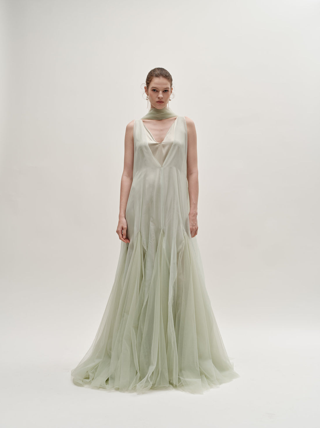 Olida tulle gown