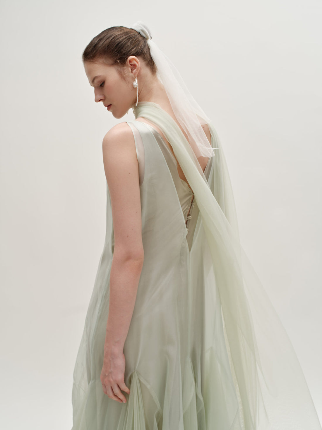 Olida tulle gown
