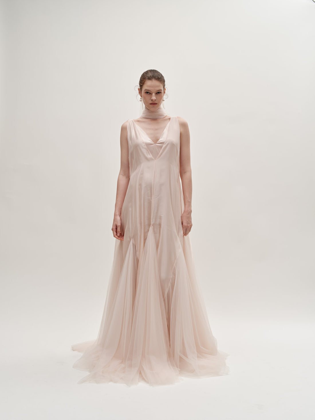 Olida tulle gown