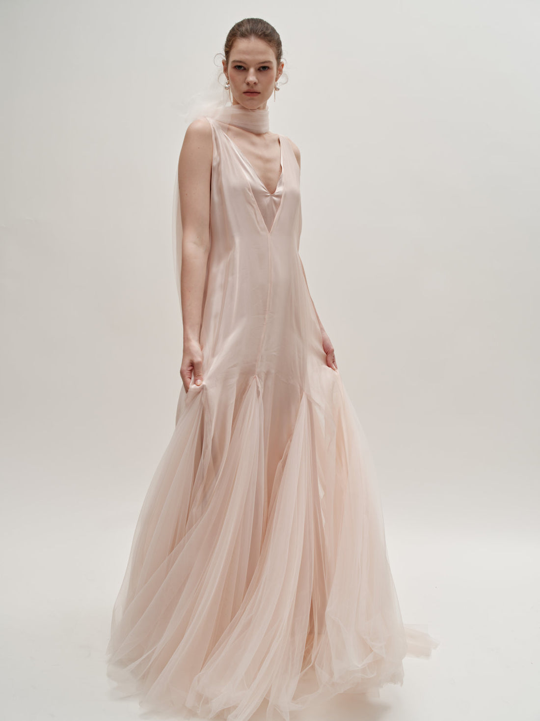 Olida tulle gown