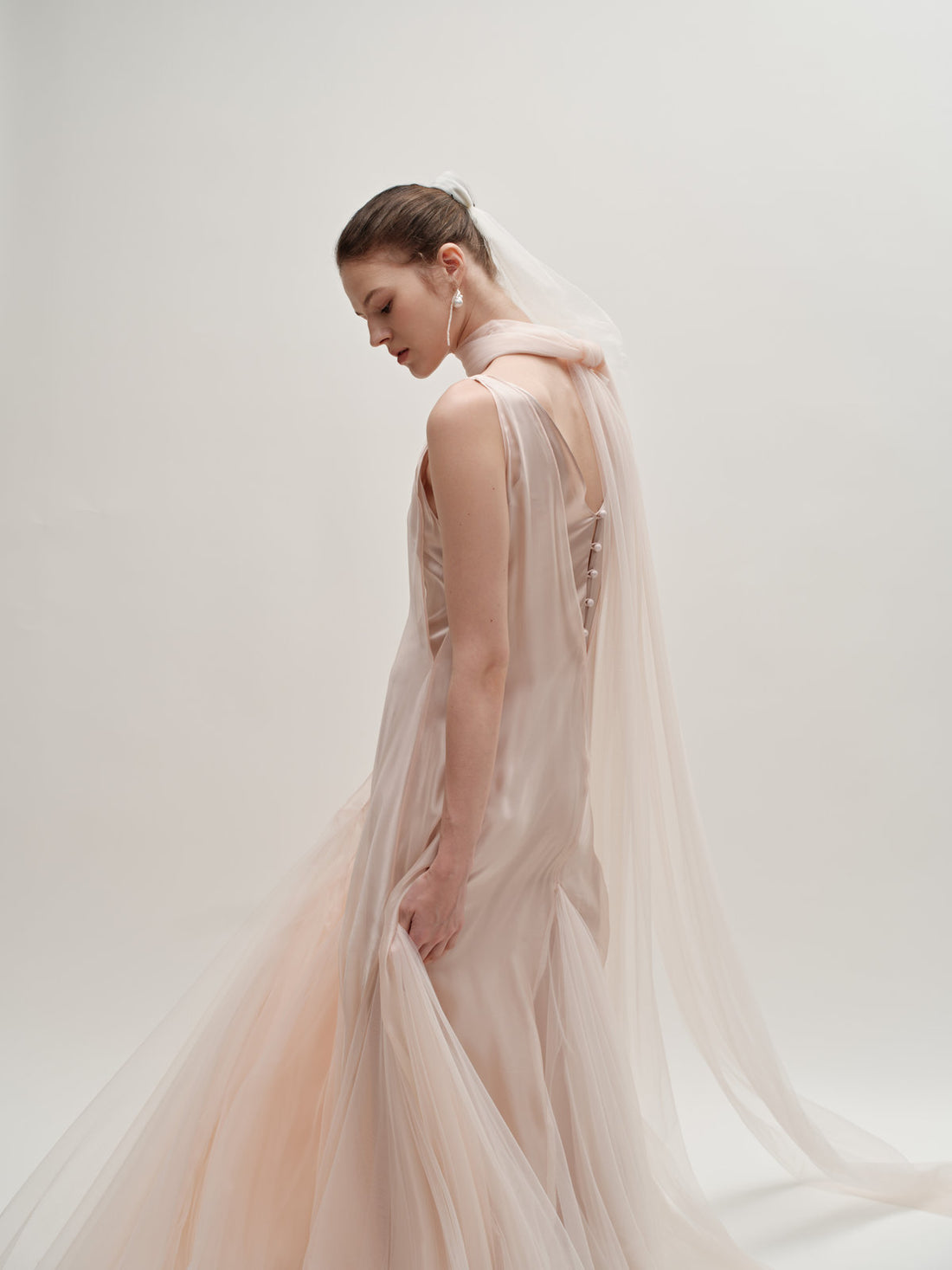 Olida tulle gown