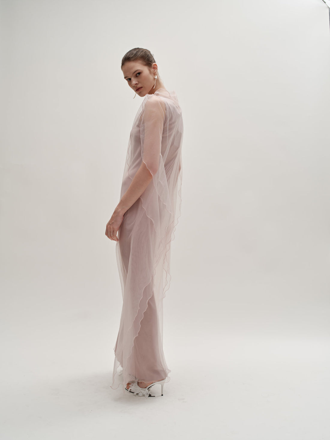 Jasmine silk gown