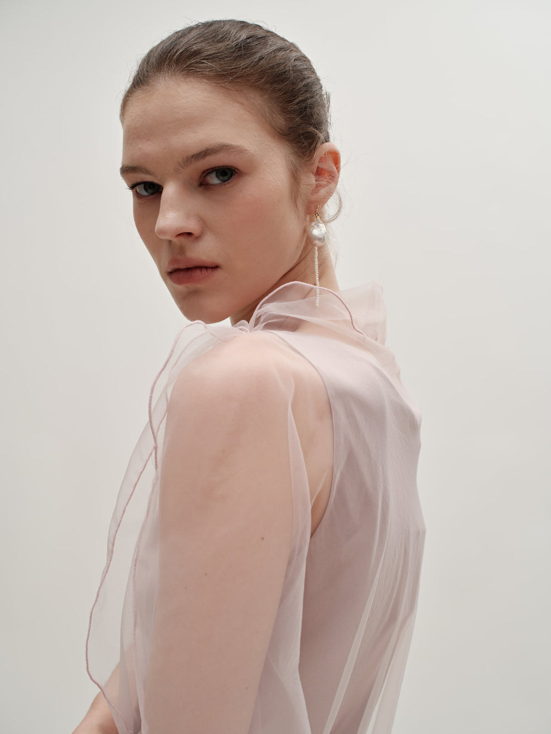 Jasmine silk gown