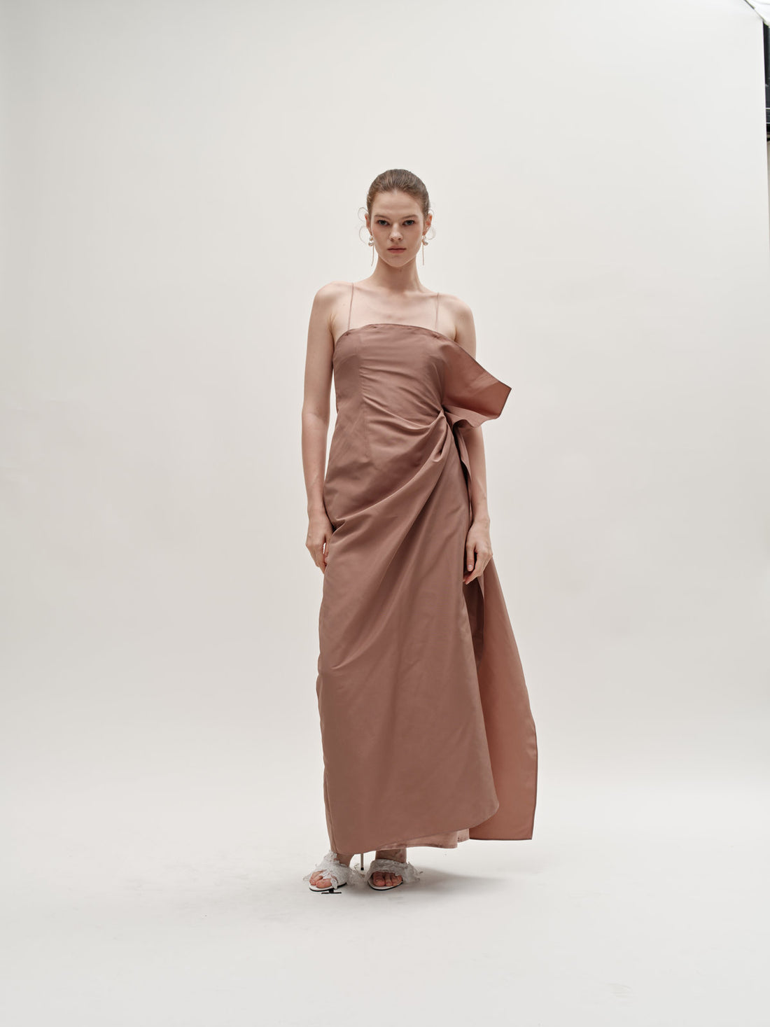 Dalia taffeta gown