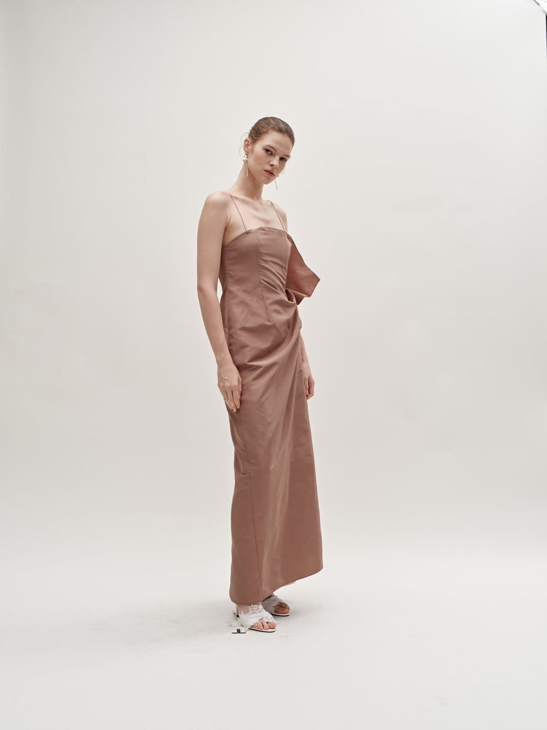 Dalia taffeta gown