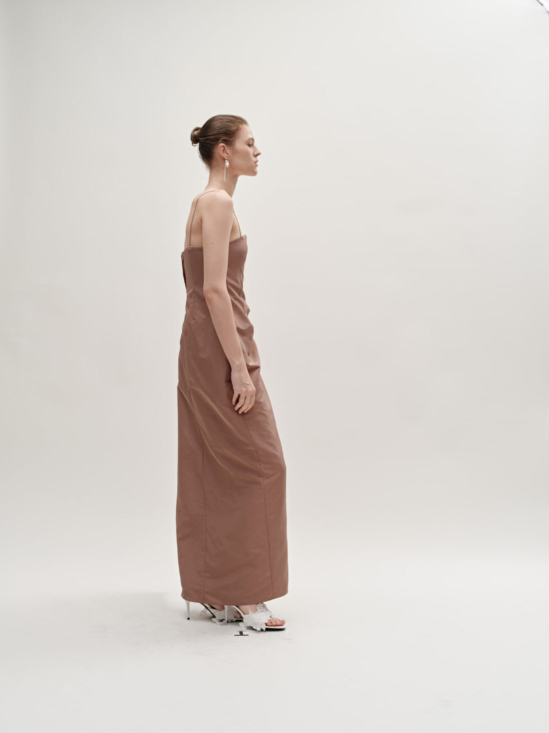 Dalia taffeta gown