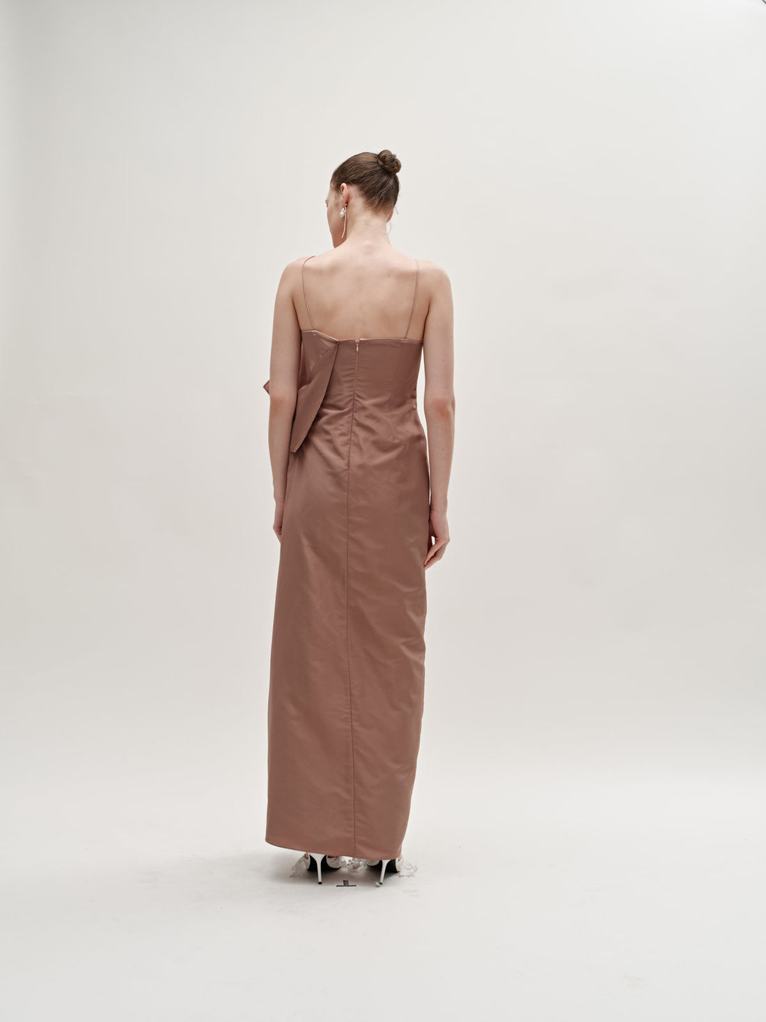 Dalia taffeta gown