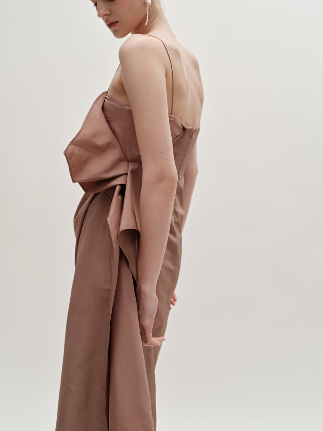 Dalia taffeta gown