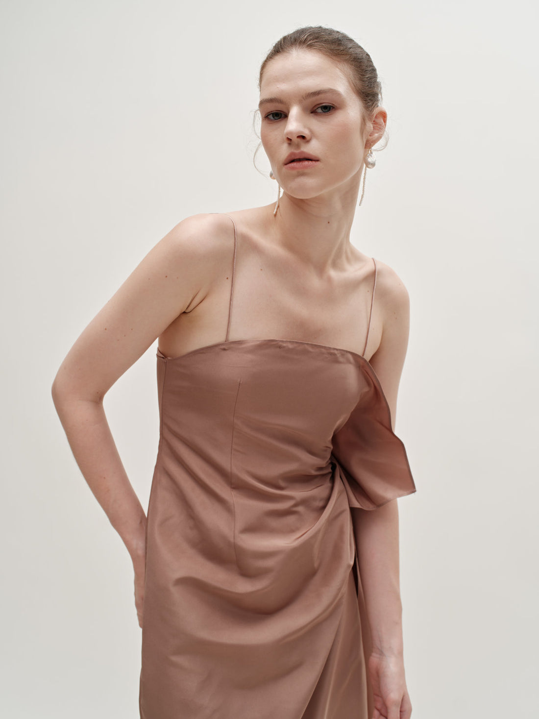 Dalia taffeta gown