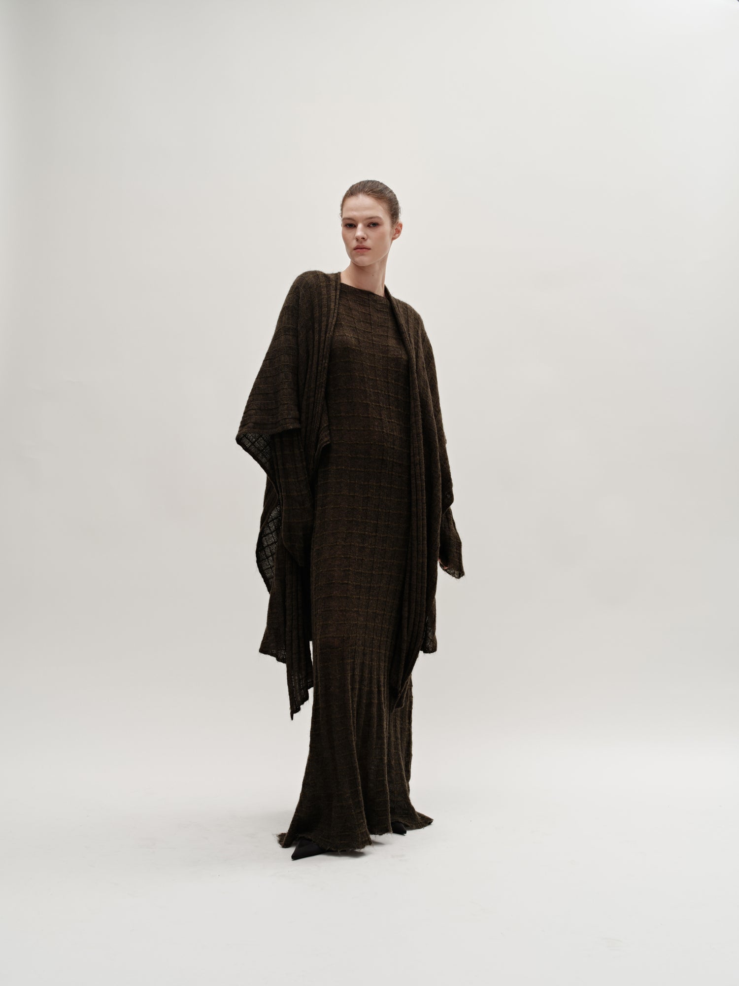 Ruby knit cape