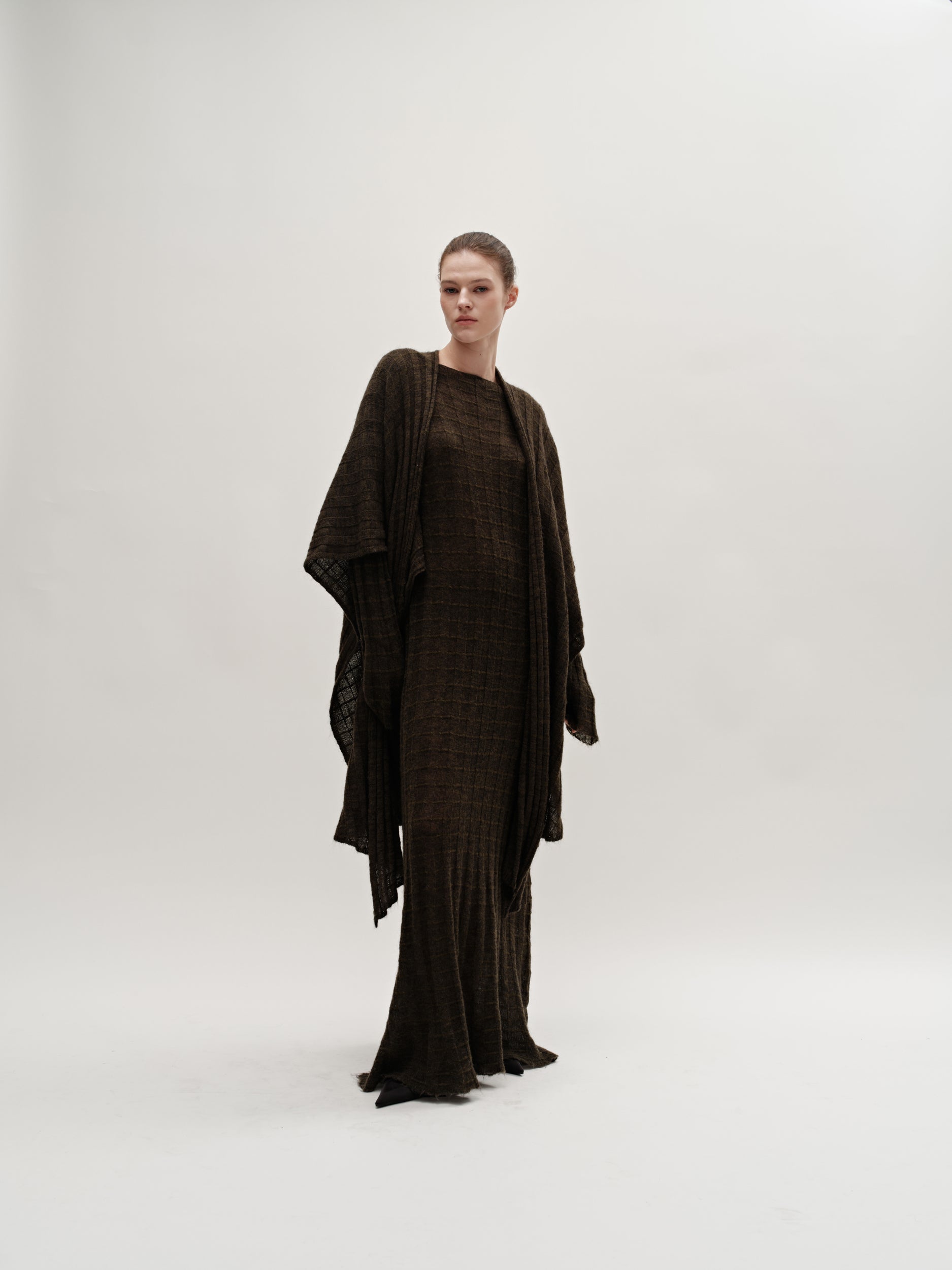 Ruby knit cape