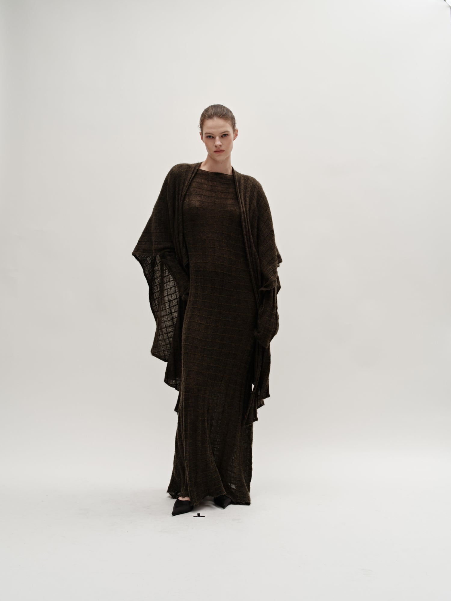Ruby knit cape