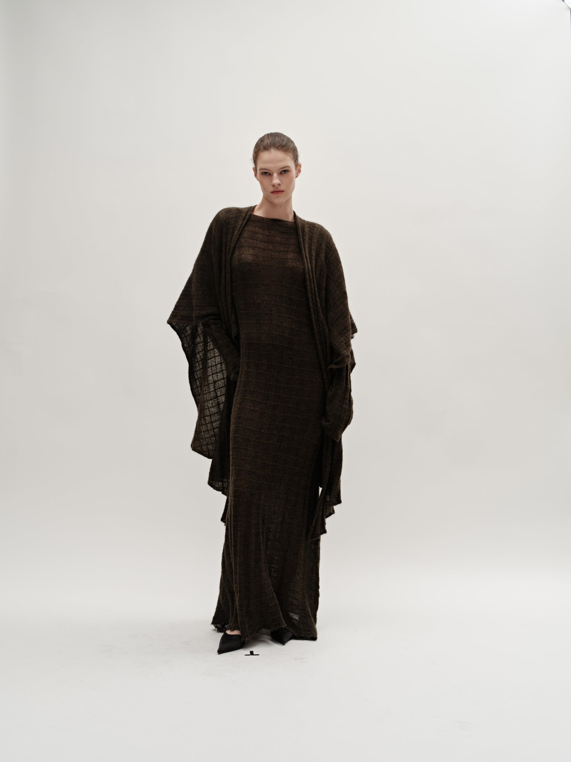 Ruby knit cape