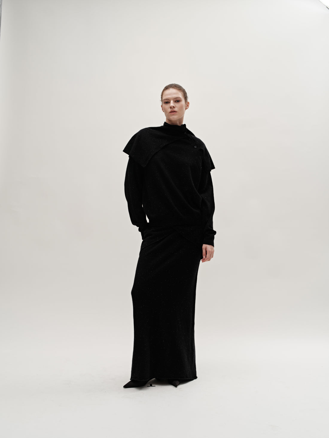 Sindy fold knit skirt