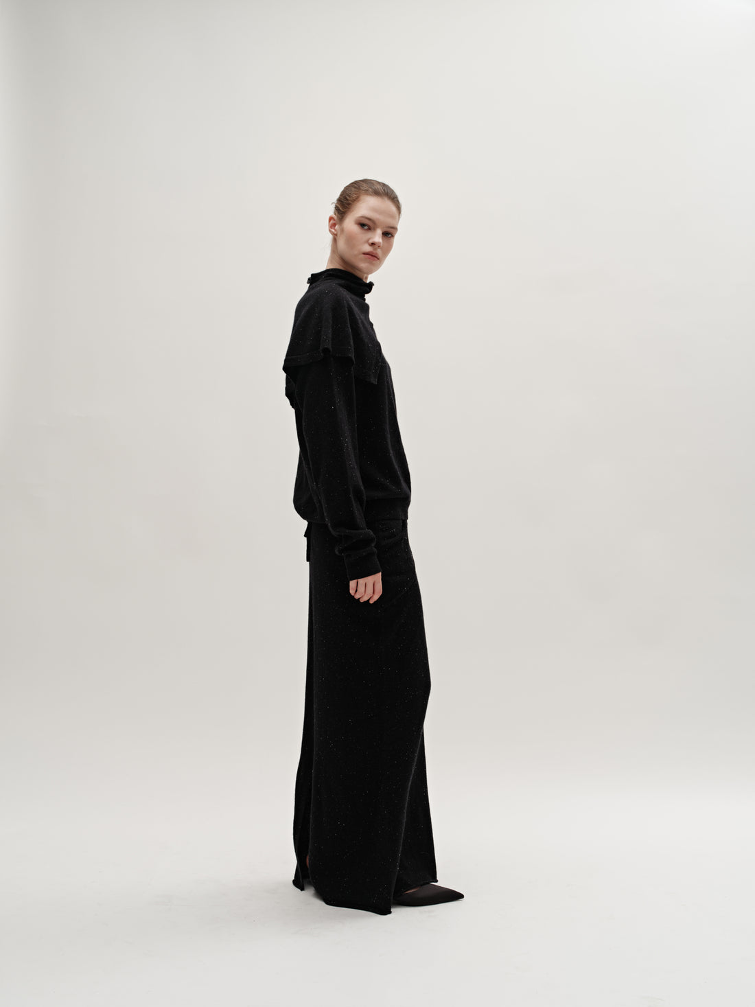 Sindy fold knit skirt