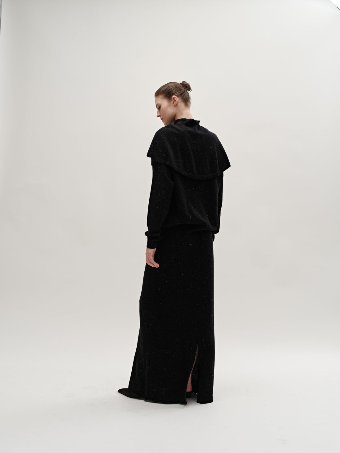 Sindy fold knit skirt