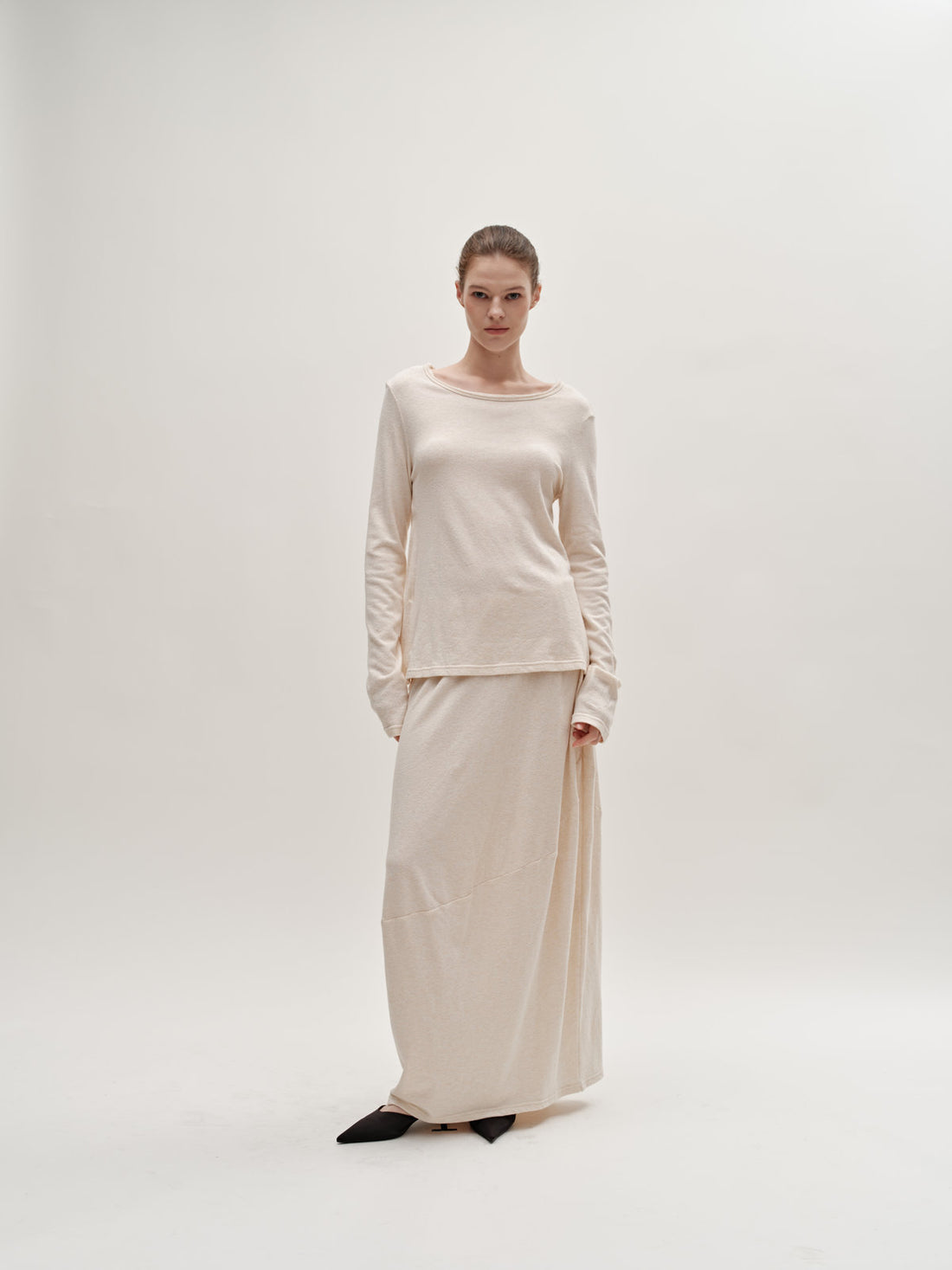 Aven jersey skirt