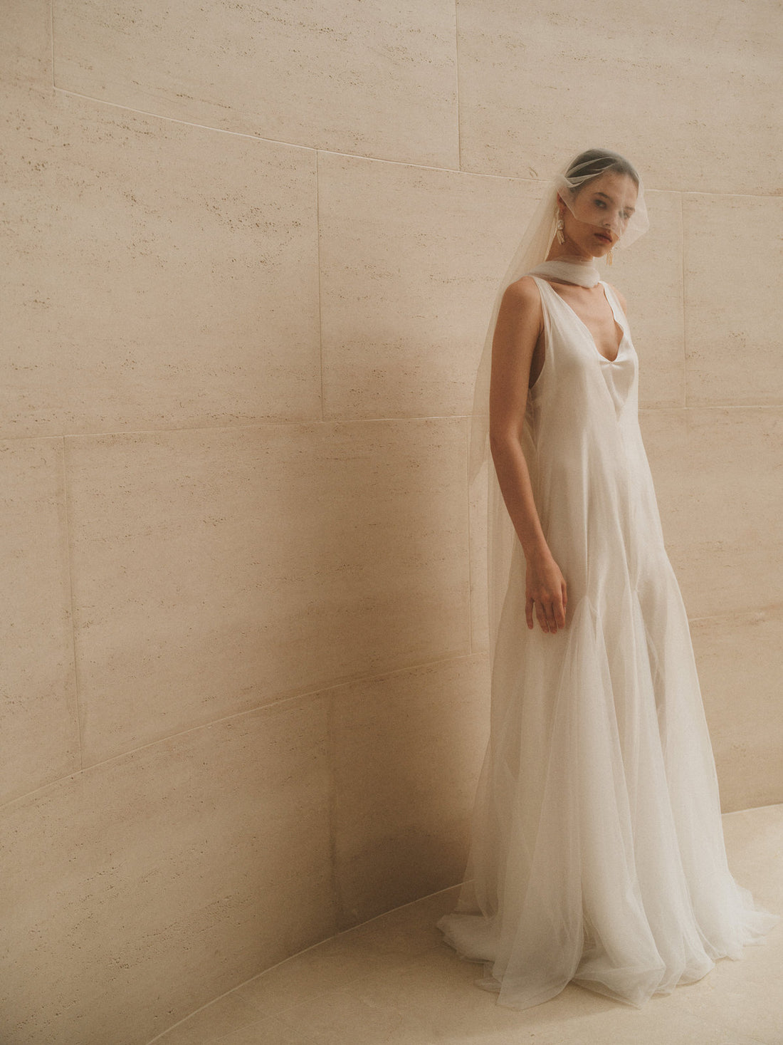 Olida tulle gown