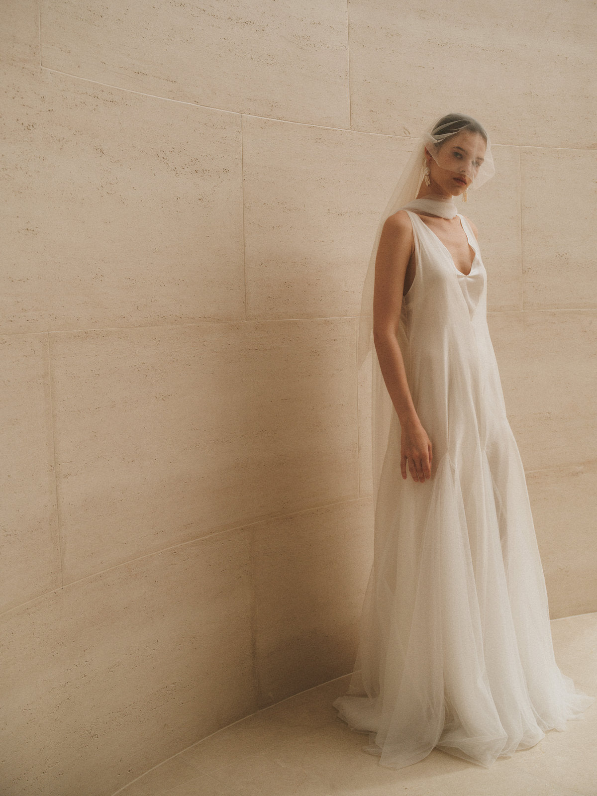 Olida tulle gown