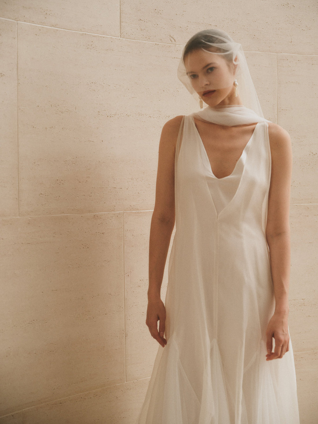 Olida tulle gown