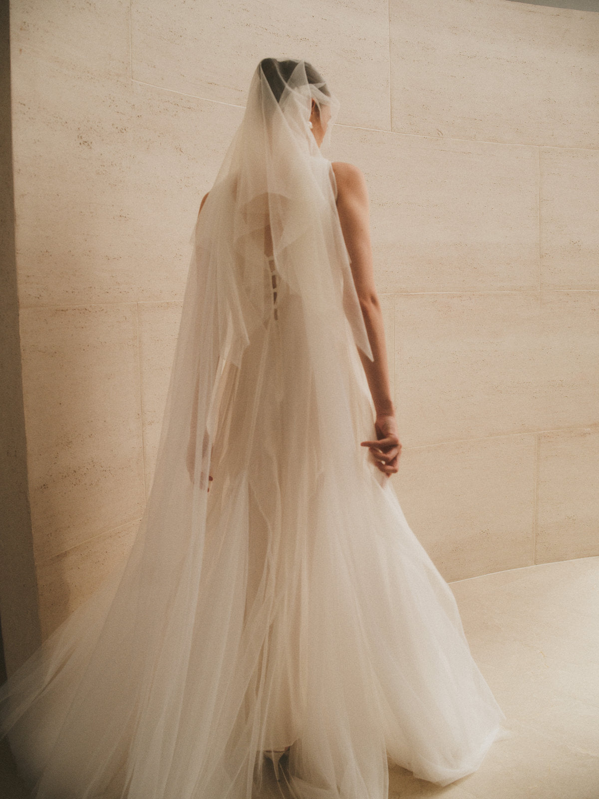 Olida tulle gown