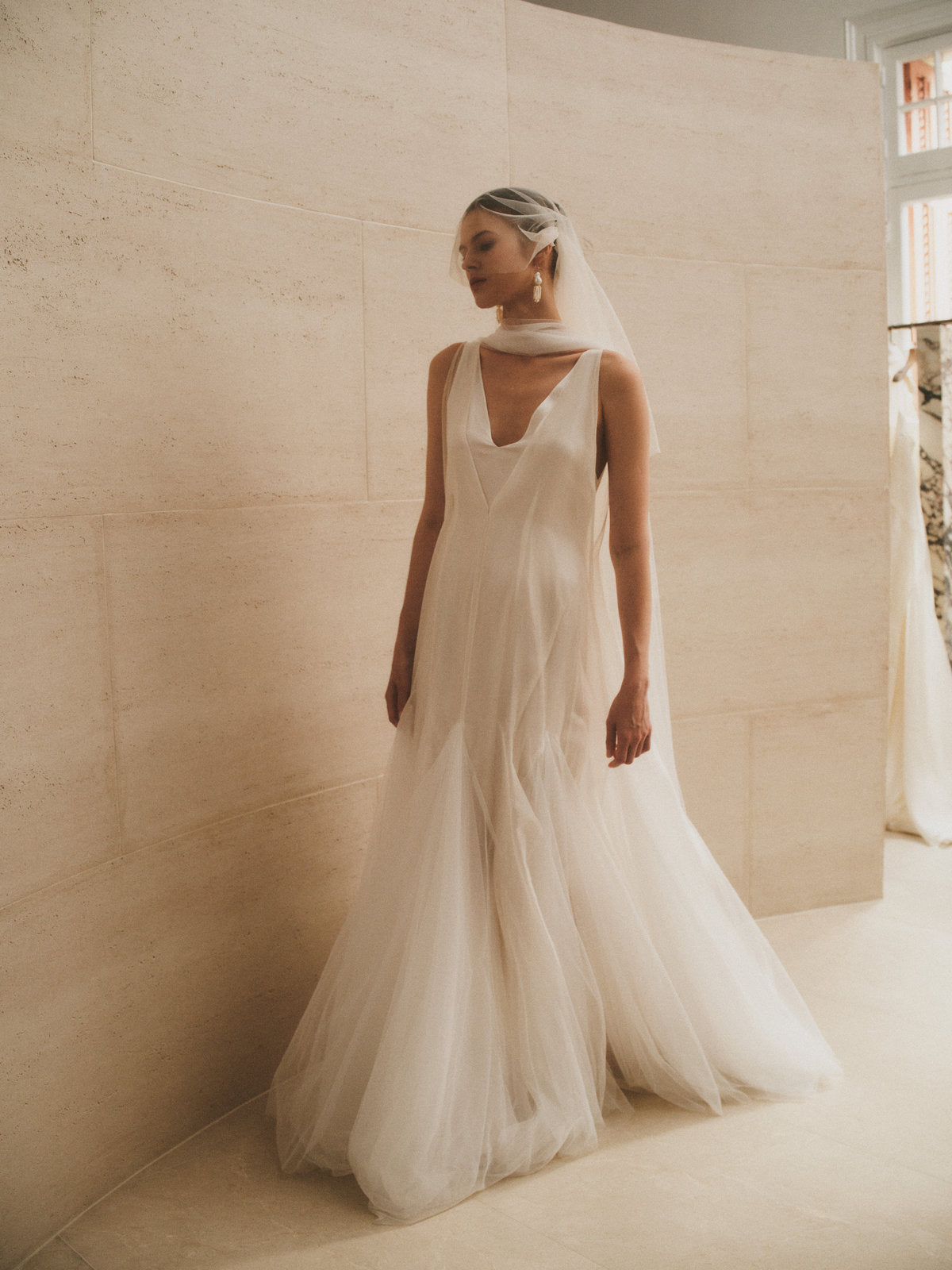 Olida tulle gown