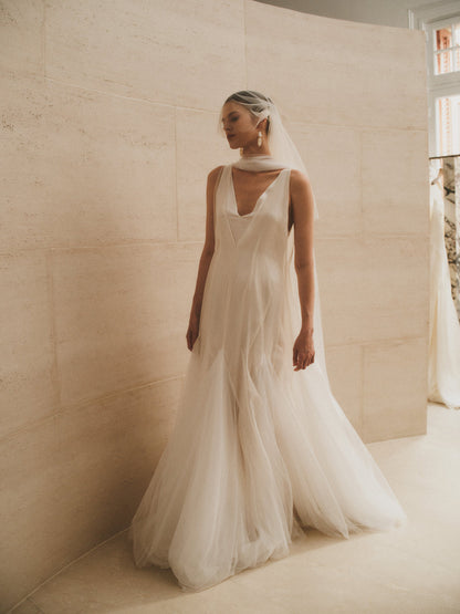 Olida tulle gown