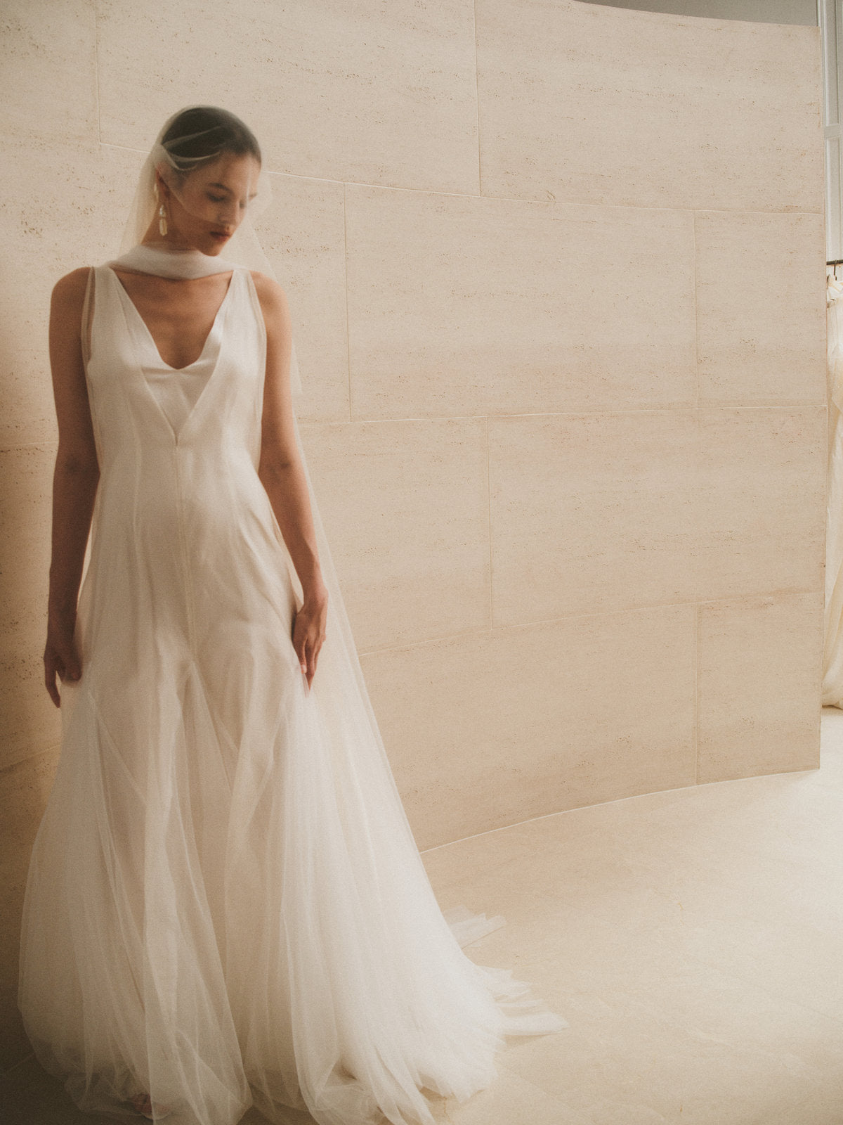 Olida tulle gown