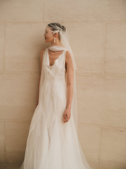 Olida tulle gown