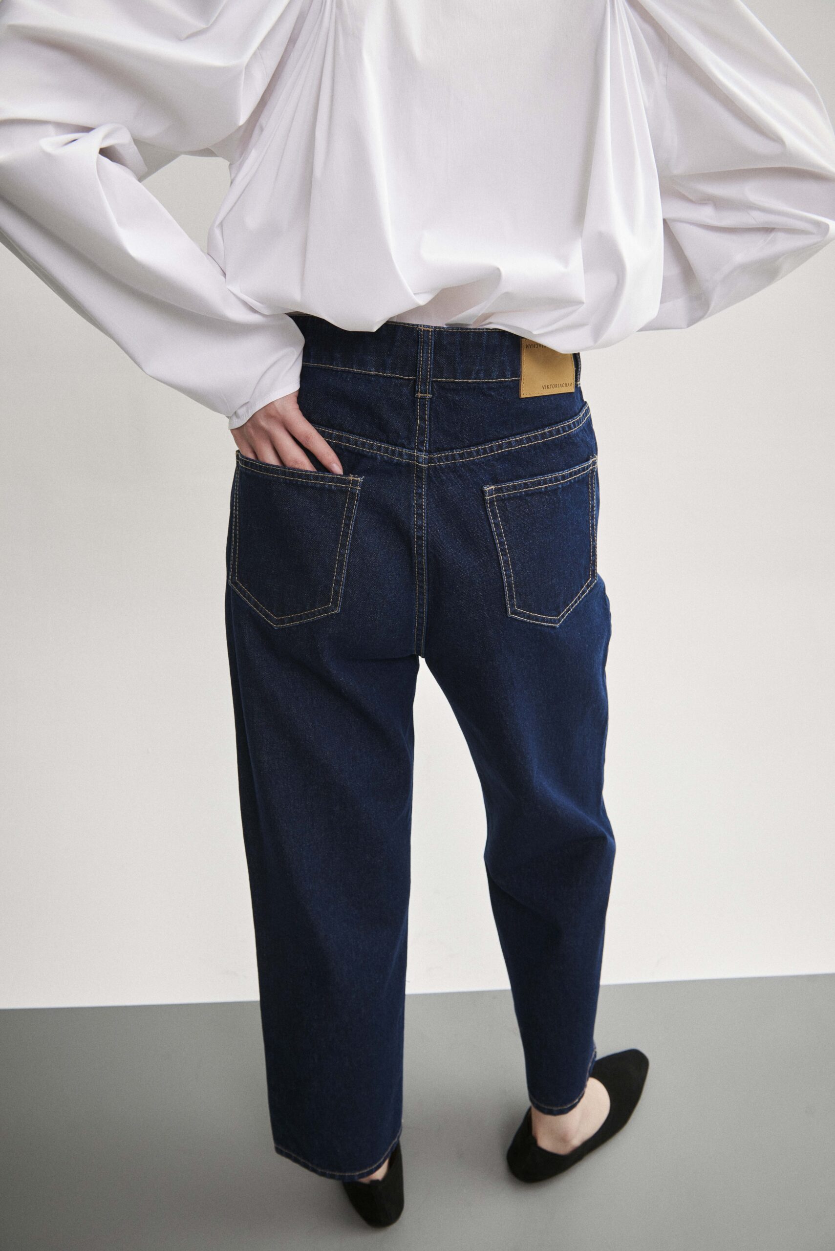 Nova long jeans -blue washed - Viktoria Chan