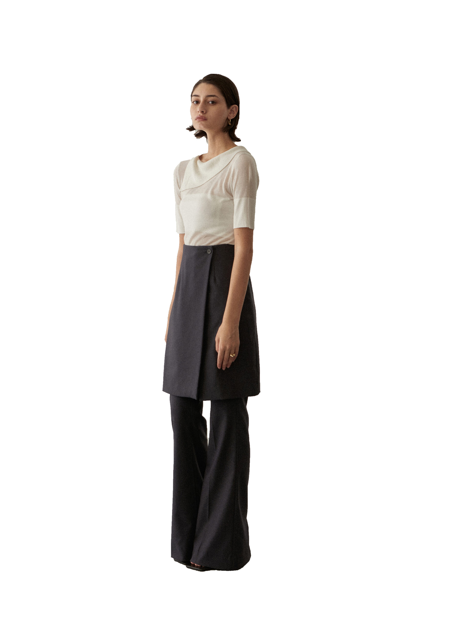 Ladies Italian Culottes Boho Harem Baggy Plain Draped Trouser Wrap Over  Skirt | eBay