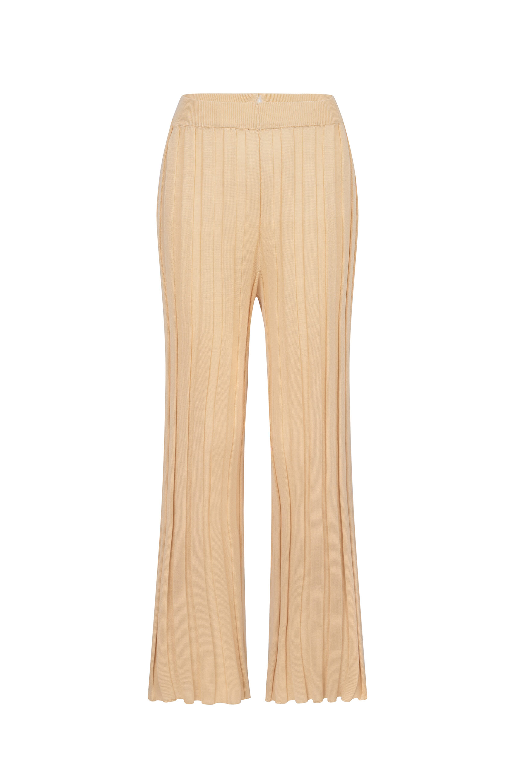 Giselle knitted trousers- Peach - Viktoria Chan